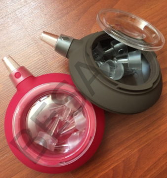 MAKARON YAPIM POMPASI + 6 ADET DUY ( PEMBE)
