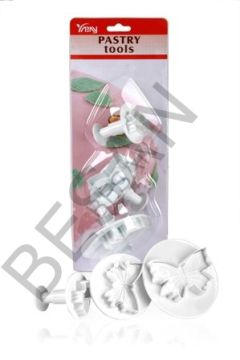 KELEBEK BASMALI KOPAT SET BÜYÜK BOY 3 PARÇA