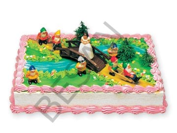 YEDİ CÜCELER PASTA SÜSÜ OYUNCAK SET