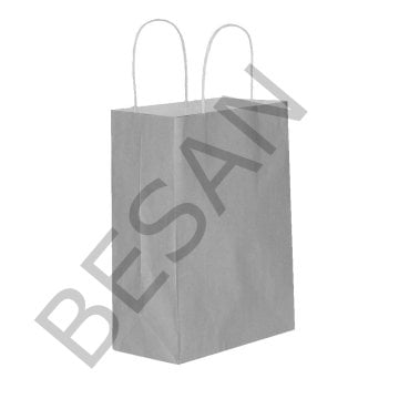 KAĞIT POŞET ÇANTA DÜZ RENK 25*12*31 cm   25 ADET/PAKET