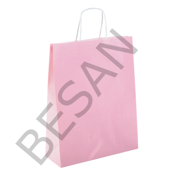 KAĞIT POŞET ÇANTA DÜZ RENK 25*12*31 cm   25 ADET/PAKET