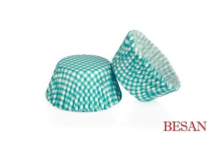 KAĞIT KAPSÜL MAVİ EKOSE NO:3   200 ADET