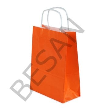 KAĞIT POŞET ÇANTA DÜZ RENK 31*12*41 cm  25 ADET/PAKET