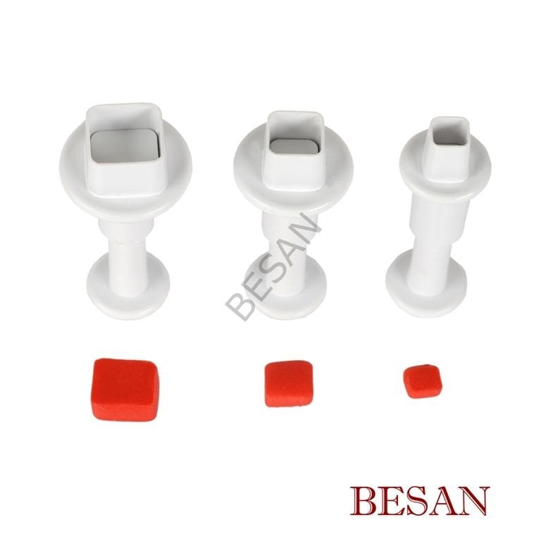 KARE BASMALI KOPAT SET 3 PARÇA