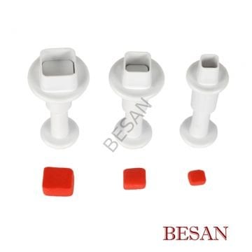 KARE BASMALI KOPAT SET 3 PARÇA