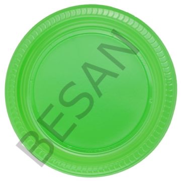 PLASTİK TABAK YEŞİL 25 ADET 23cm