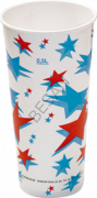 KARTON BARDAK 22oz 500ml YILDIZ DESEN  1000 ADET
