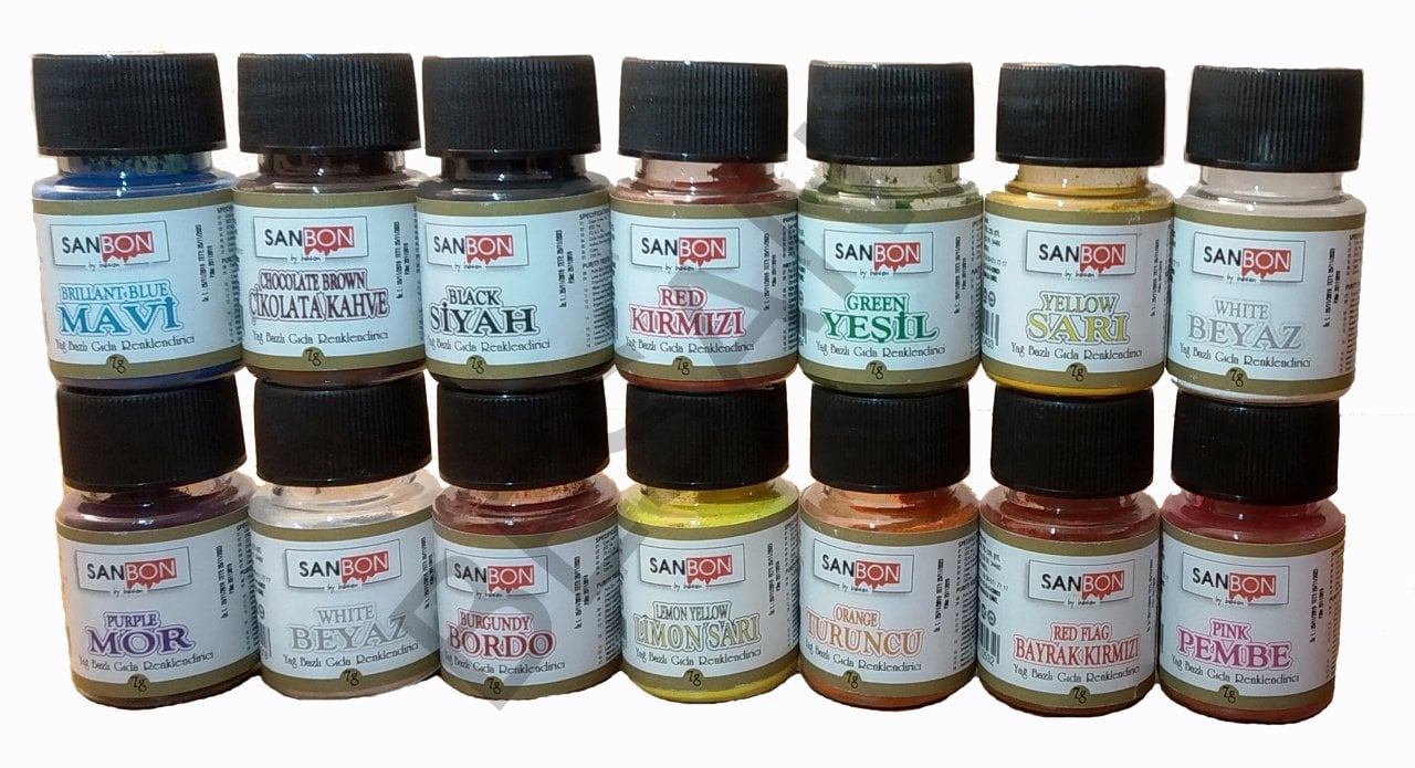 YAĞ BAZLI TOZ GIDA BOYASI ( ÇİKOLATA BOYASI)  7GR