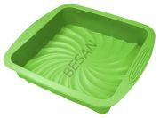 SQUARE PAN-KARE SİLİKON KALIP YEŞİL