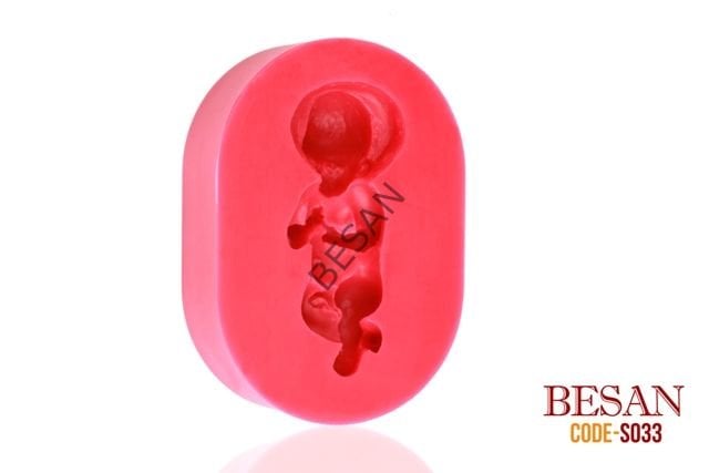 SIRTÜSTÜ YATAN BEBEK - SİLİKON KALIP