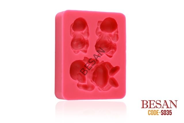 BEBEK 3'LÜ - SİLİKON KALIP