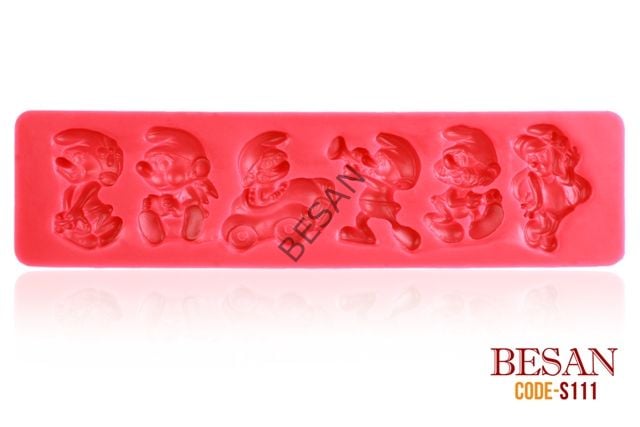 ŞİRİNLER BORDÜR SET - SİLİKON KALIP