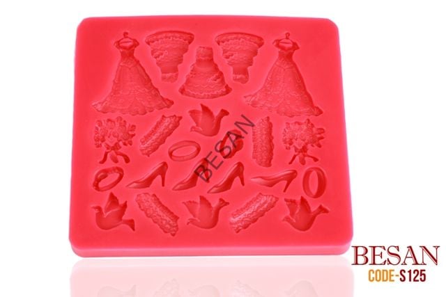 GELİNLİK SET BÜYÜK - SİLİKON KALIP