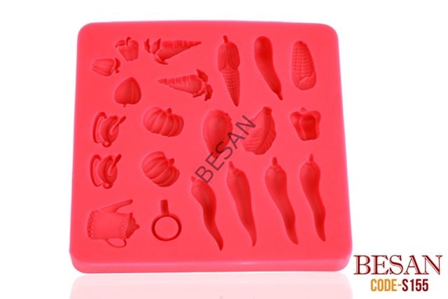 SEBZE BÜYÜK SET - SİLİKON KALIP