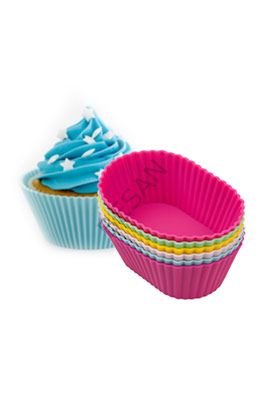 SİLİKON OVAL MUFFIN CUP 6'LI SET