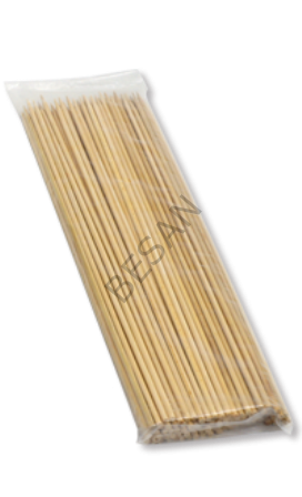 BAMBU ÇÖP ŞİŞ 25cm X 3mm. 100 ADET