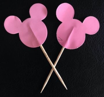 PEMBE FARE DEKORATİF KÜRDAN - 10 ADET