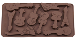 GİTAR SİLİKON ÇİKOLATA KALIP