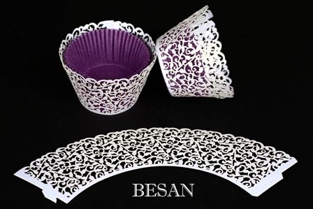 CUPCAKE KENAR DANTELİ - SIK DANTEL BEYAZ
