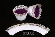 CUPCAKE KENAR DANTELİ - GÜL BEYAZ