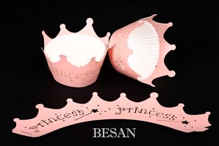 CUPCAKE KENAR DANTELİ - PRINCESS PEMBE