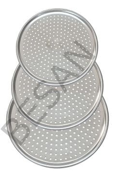 PASLANMAZ ÇELİK PİZZA TEPSİSİ 28CM.