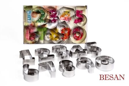 METAL RAKAM KOPAT SET - 10 PARÇA