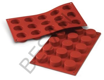 YUVARLAK SİLİKON KALIP 15'Lİ