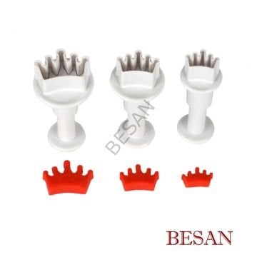 KRAL TAÇ BASMALI KOPAT 3 PARÇA