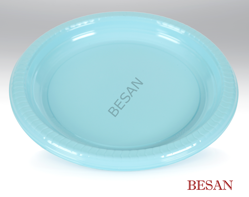 PLASTİK TABAK MAVİ 25 ADET 23cm
