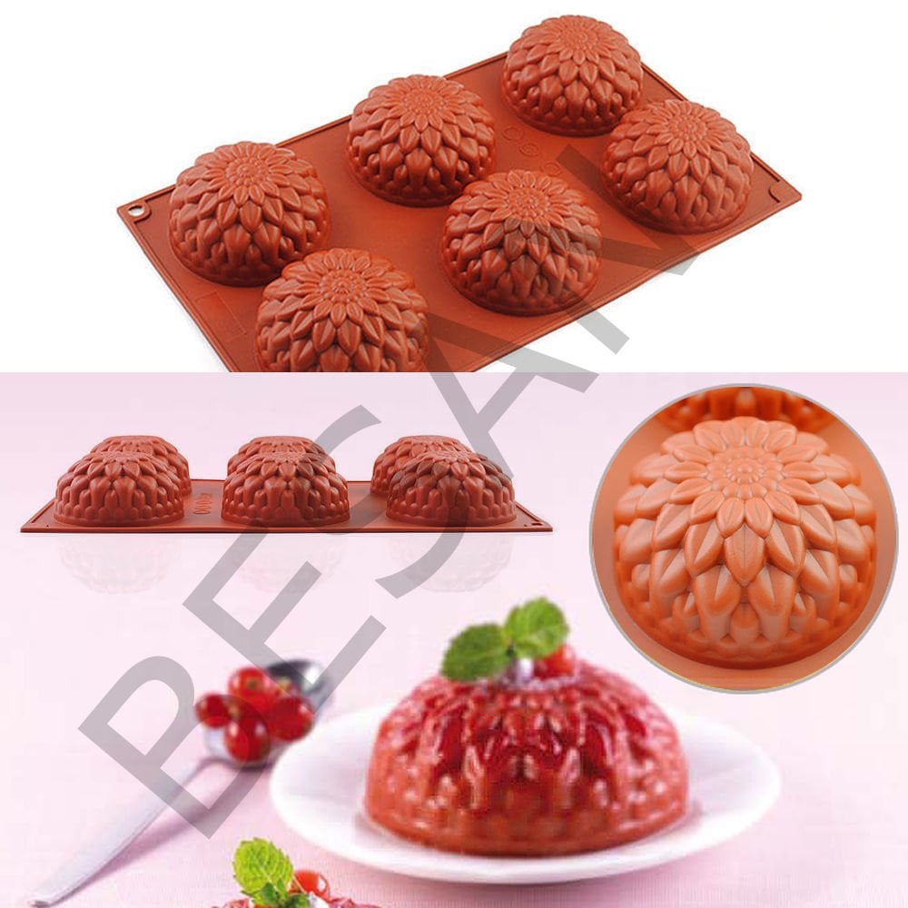 KUBBE ÇİÇEK SİLİKON KALIP