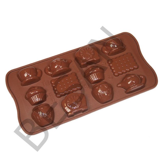 ÇAY SAATİ SİLİKON ÇİKOLATA KALIBI