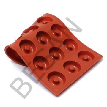DONUT SİLİKON KALIBI 18'Lİ