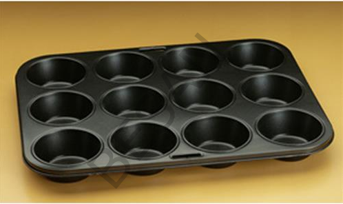 12'Lİ MUFFIN KALIBI METALTEX