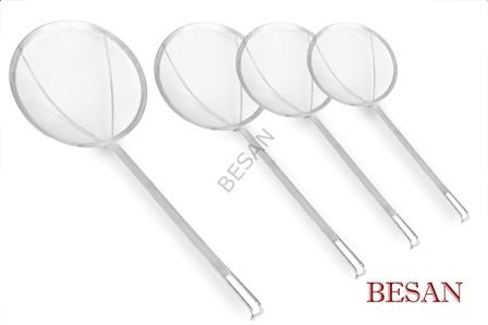 PASLANMAZ TEL KEVGİR SIK 19 CM