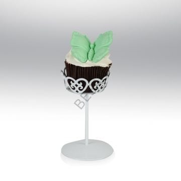 METAL CUPCAKE STANDI BEYAZ