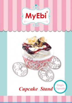 METAL CUPCAKE STANDI BEYAZ