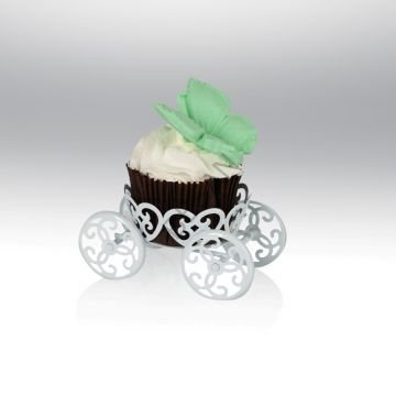 METAL CUPCAKE STANDI BEYAZ