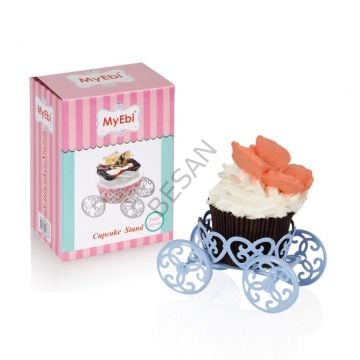 METAL CUPCAKE STANDI MAVİ