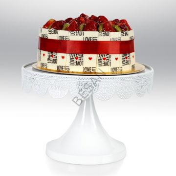 METAL CUPCAKE STANDI BEYAZ