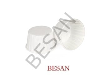 ÖZEL PET KAPSÜL 50*39mm DÜZ BEYAZ 50 ADET