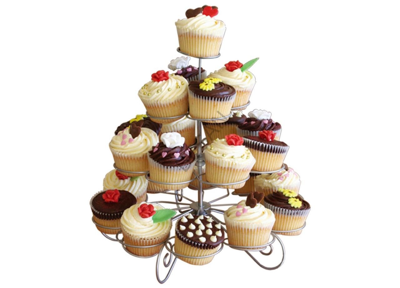 METAL CUPCAKE STANDI 4 KATLI / 23'LÜ
