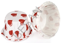 M5040 ÖZEL PET KAPSÜL KIRMIZI KALP 50 ADET