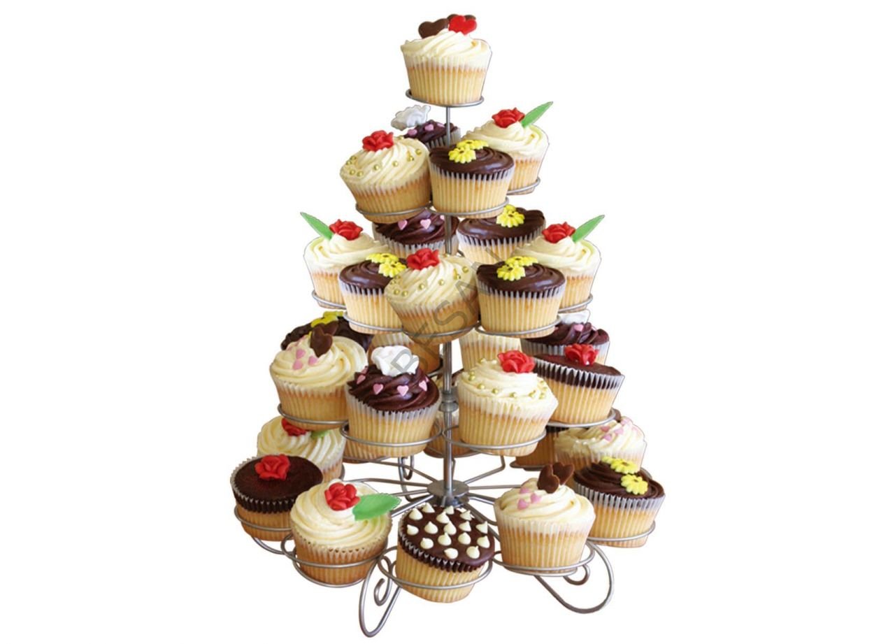 METAL CUPCAKE STANDI 5 KATLI / 41'Lİ