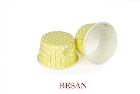 ÖZEL PET KAPSÜL 50*39mm 50 ADET SARI PUANTİYE