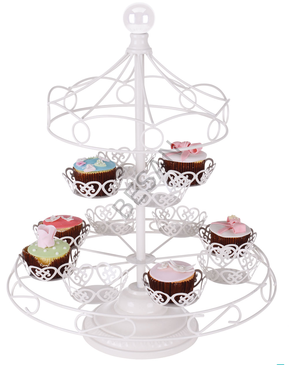 METAL CUPCAKE STANDI ATLIKARINCA - 12'Lİ