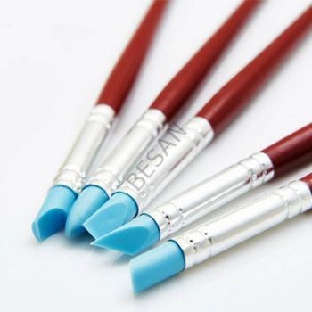 SİLİKON UÇLU FIRÇA SET 5 PARÇA