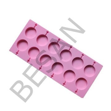 SİLİKON LOLİPOP ŞEKER İZOMALT KALIBI 12'Lİ