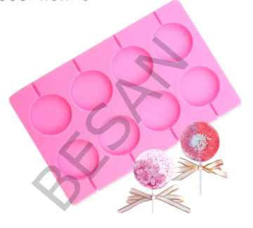 SİLİKON LOLİPOP ŞEKER İZOMALT KALIBI 8'Lİ