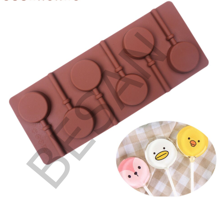 SİLİKON LOLİPOP ŞEKER İZOMALT KALIBI 6'lı